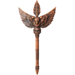 A Terracotta Arrow with Roman Legionnaire Eagles Isolated on Transparent Background