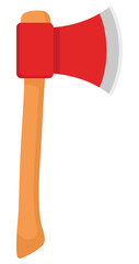 Axe icon illustration isolated on white background.