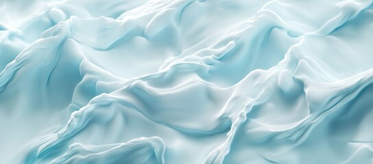 Obraz premium Abstract light-blue liquid texture, flowing and rippling