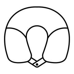 neck pillow icon