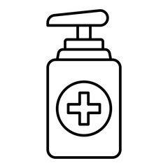 Obraz premium hand sanitizer icon