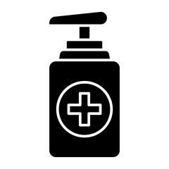 Obraz premium hand sanitizer icon