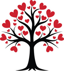 Obraz premium Tree Silhouettes Collection, Vector Set of Forest, Leafless, and Seasonal Trees, Nature, Oak, Pine, and Bare Tree Designs, tree silhouettes, vector