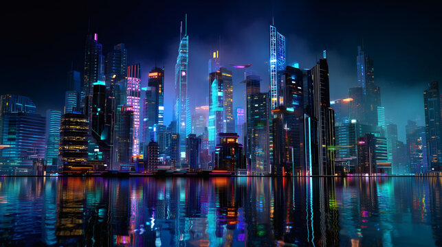  Futuristic Smart City Skyline