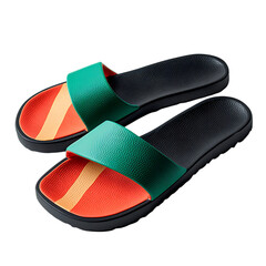 Contemporary Slip On Sandals with a Lightweight Build Isolated on Transparent Background