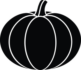 pumpkin vector icon. Collection of halloween silhouettes icon.