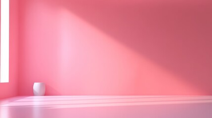 Pink Room Minimalist Design: Serenity and Simplicity