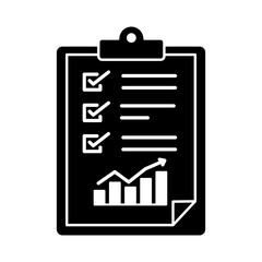 Business Plan Icon Glyph