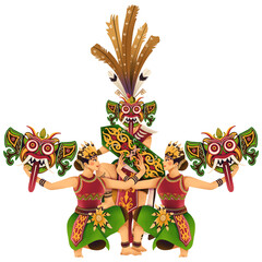 Bukung Mask Dance from Kalimantan