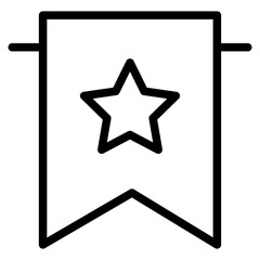 Obraz premium Bookmark icon vector illustration