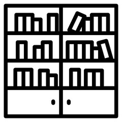 Library icon vector illustration