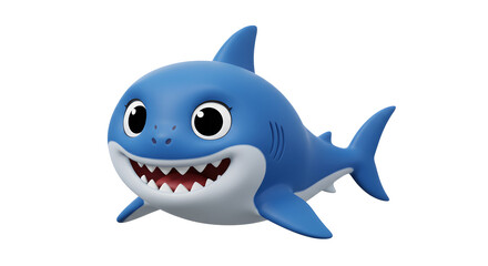 Obraz premium cartoon shark cartoon