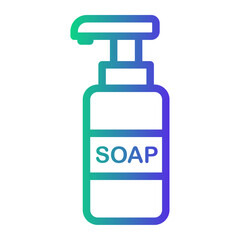 soap Line Gradient Icon