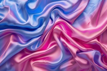 Fototapeta premium Gradient pattern Satin fabric person human silk.