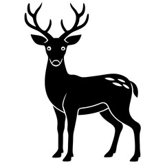 Obraz premium Deer-icon 