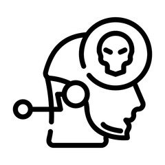 body modification Line Icon