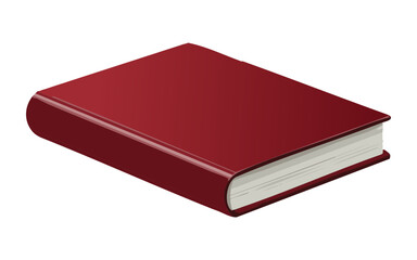 red book perfect for office stationery vector illustration