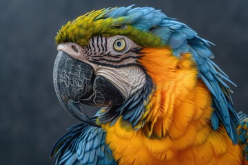 Obraz premium yellow and blue macaw