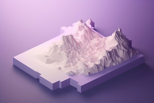 snow covered mountains