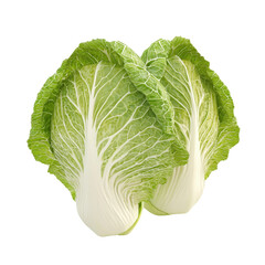 Obraz premium the image presents a close up view of two similar vegetables against a plain backdrop