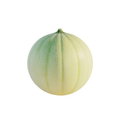 the image features a singular fruit set against a stark black background. this smooth fruit exhibits a gentle transition in color, shifting from a pale yellow to a soft green