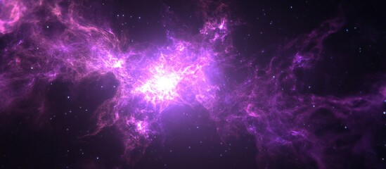 Fototapeta premium a captivating depiction of a distant nebula shimmering with ethe