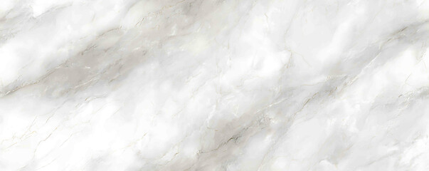 Obraz premium white marble granite panorama wall surface backdrop - Seamless , pattern , background , tile