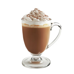 Delicious Hot Chocolate with Cream and Chocolate Sprinkles Topping