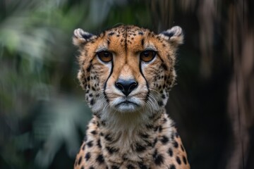 Fototapeta premium Wild african cheetah, beautiful mammal animal