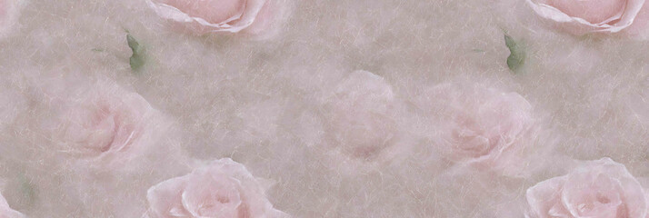 Timeless pink rose repeat design. Classic vintage rose motif. - Seamless , pattern , background , tile