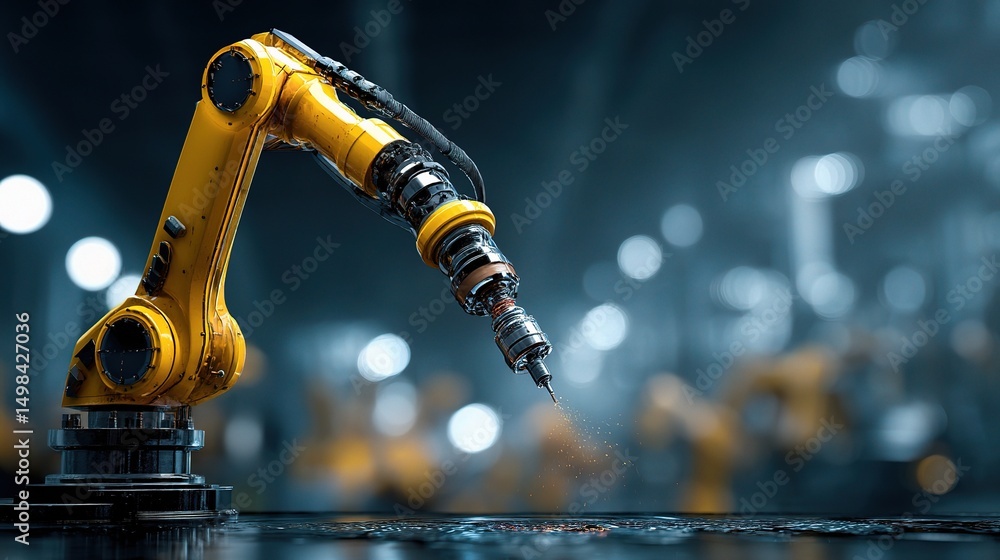 Poster advanced robotic arm for 3d printing and welding applications