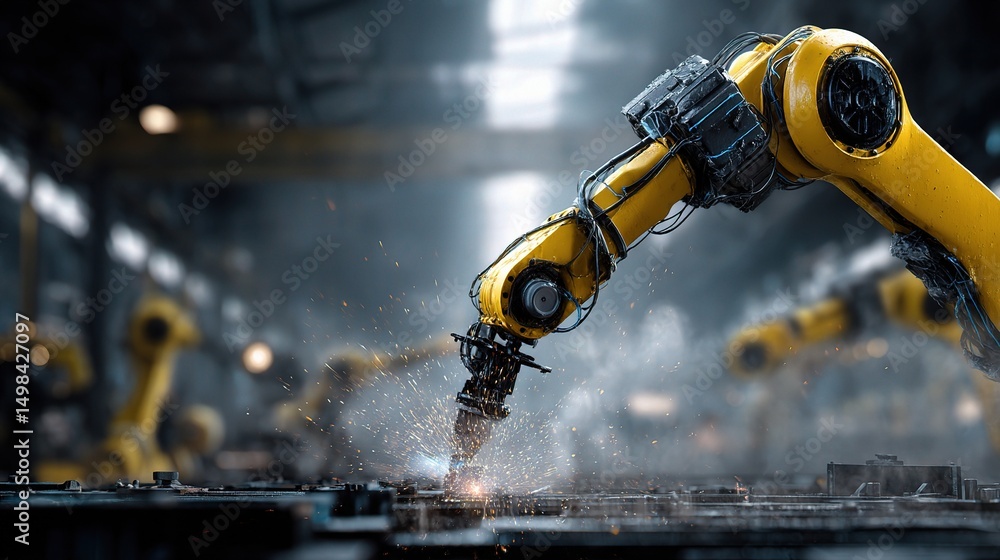 Poster advanced robotic arm for welding and 3d printing applications