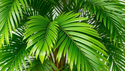 Obraz premium Lush, vibrant green areca palm, perfect indoor plant, areca palm, vibrant