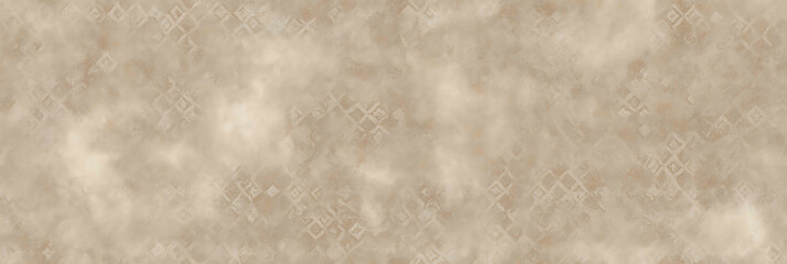Textured beige ornament on a cement-like backdrop - Seamless , pattern , background , tile