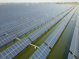 Solar panels green energy light energy