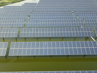 Solar panels green energy light energy