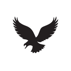 eagle logo vector Bold and clean eagle logo vector, with sharp lines and a strong silhouette 
