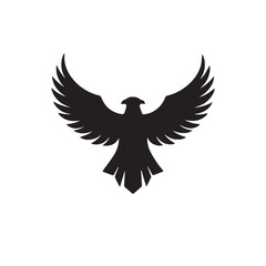 eagle logo vector Bold and clean eagle logo vector, with sharp lines and a strong silhouette 
