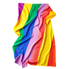 Contemporary Beach Towel with Large Bold Diagonal S Isolated on Transparent Background