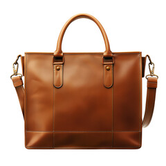Brown Leather Tote Bag Stylish Handbag Design