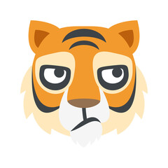 Tiger head illustration