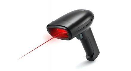 Wireless Barcode Scanner with Red Laser Beam