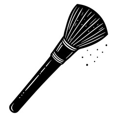 vector illustration of a brush