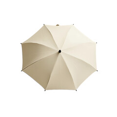 Minimalist Compact Beach Umbrella with a Sleek Design Isolated on Transparent Background