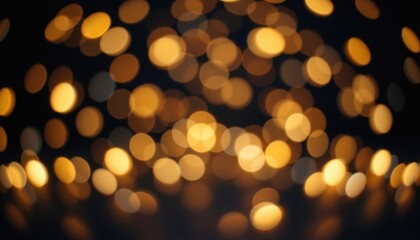 Obraz premium Captivating bokeh lights display nighttime event visual art creative environment close-up view decorative concept