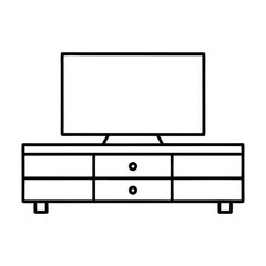 tv set vector