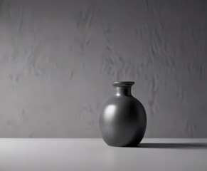 Subtle shadow play on gray, softly lit for refined product shots,  advertising,  still life