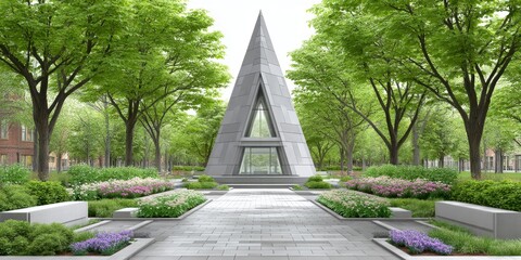 Fototapeta premium A monument unveiled in honor of victims of injustice