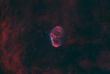 Crescent Nebula (NGC 6888) at Frosty Drew Observatory