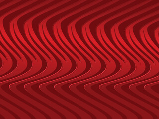 Abstract red glowing geometric modern lines on dark red background. Luxury shiny red circle lines pattern. Futuristic technology concept, suitable for covers, posters, banners, brochures, websites, et